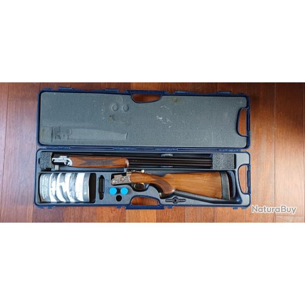 Beretta 687 Silver Pigeon II - Cal. 12 - gravure sc�nes de chasse - mallette d'origine