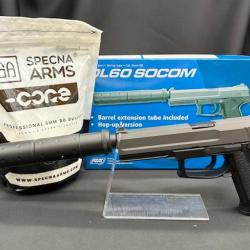Pack Pr&ecirc;t Tirer PISTOLET 6MM DL60 SOCOM RESSORT