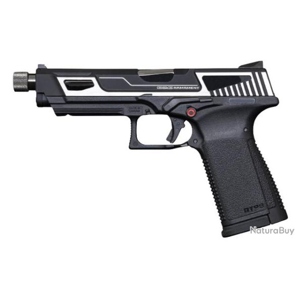 PISTOLET 6MM GTP9 MS SILVER GAZ - AIRSOFT