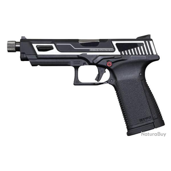 PISTOLET 6MM GTP9 MS SILVER CO2 - AIRSOFT
