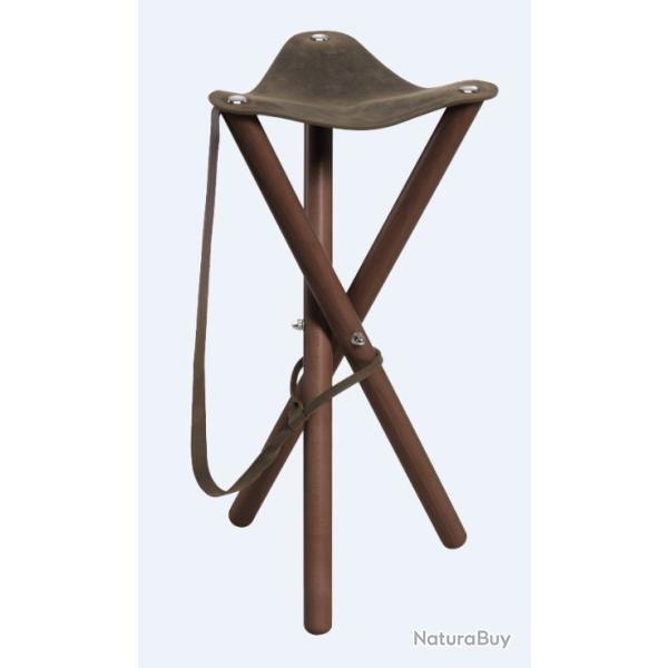 Si�ge de Battue Tr�pied de Chasse RISERVA En Cuir 75CM