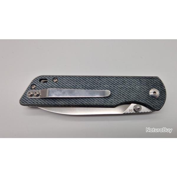 Couteau QSP Penguin V2 D2 Denim Micarta