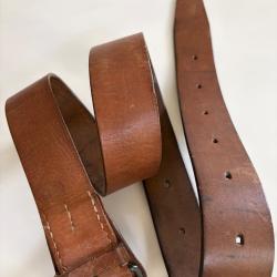 Ceinturon en cuir arm&eacute;e yougoslave 130 cm