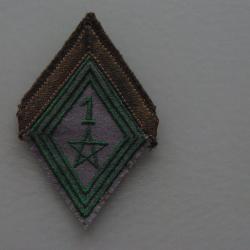 LOSANGE DE BARS 1945 ---- 1 &deg; REGIMENT TIRAILLEURS MAROCAINS  GRADE SERGENT ---- LIBERATION !!!