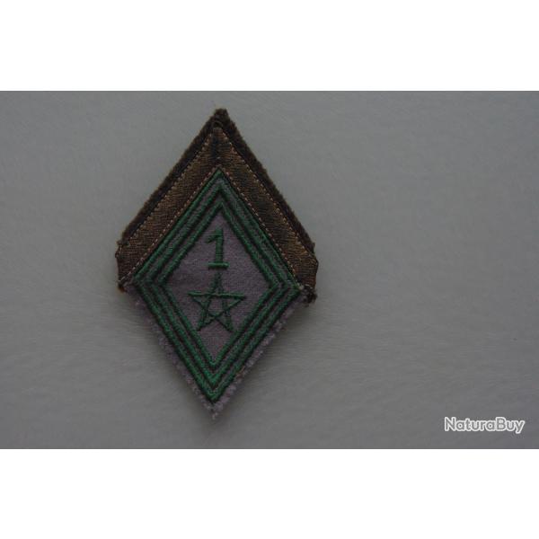 LOSANGE DE BARS 1945 ---- 1 � REGIMENT TIRAILLEURS MAROCAINS  GRADE SERGENT ---- LIBERATION !!!