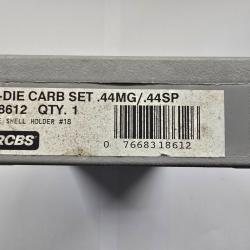 RCBS outils 44 spl / 44 mag carbide + shell holder
