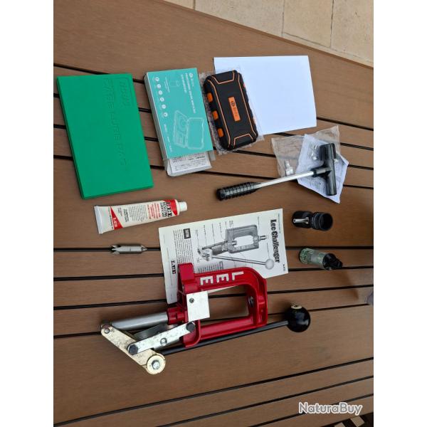 Presse Lee challenger breech lock occasion + accessoires.