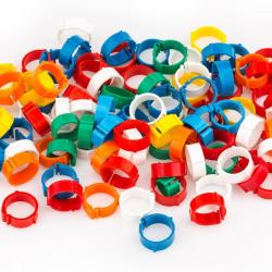 Bagues de rep&eacute;rage clips par 100 Bagues de rep&eacute;rage - Diam&egrave;tre 16 mm