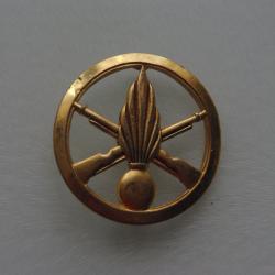 INSIGNE DE BERET  INFANTERIE  --- DRAGO 3 RUE ROMAINVILLE  1953 ----------------