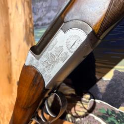ENCHERES 1� - FUSIL SUPERPOSE ACCIAIO VICHERS - 16/70 - 70CM