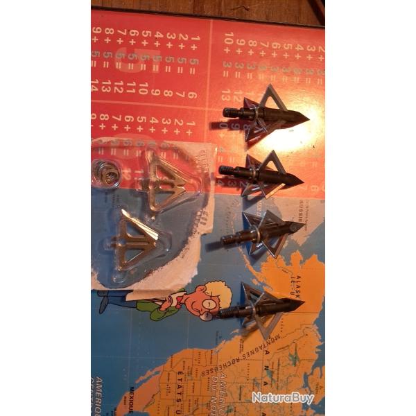 Lames pour arc chasse