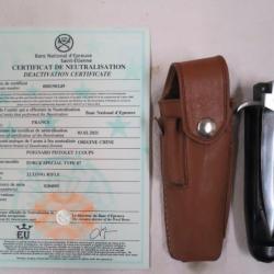 Poignard couteau  pistolet de forces sp&eacute;ciales commando neutralis&eacute; avec pv st &Eacute;tienne