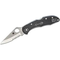 Delica 4 Noir - Spyderco Mixte