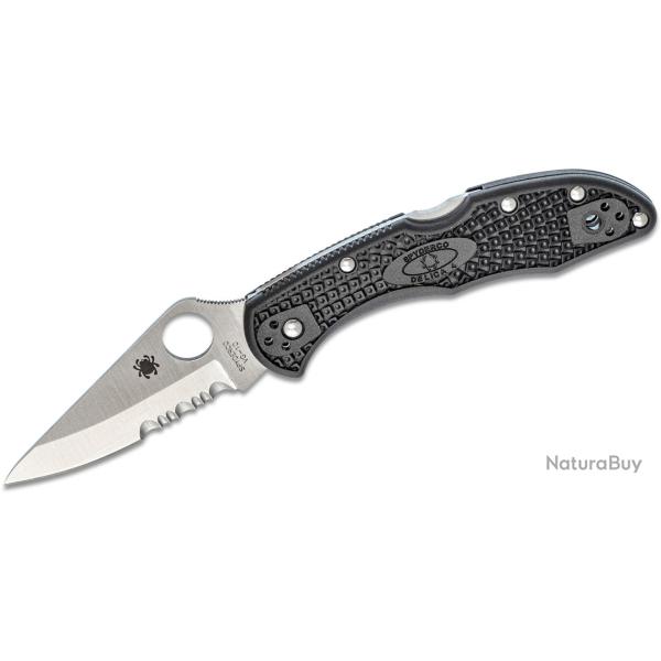 Delica 4 Noir - Spyderco Mixte