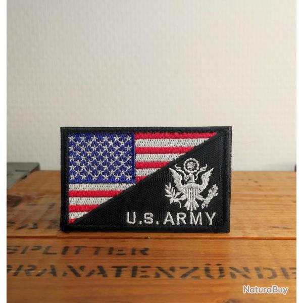 �cusson patch brod� U.S. Army & Drapeau US