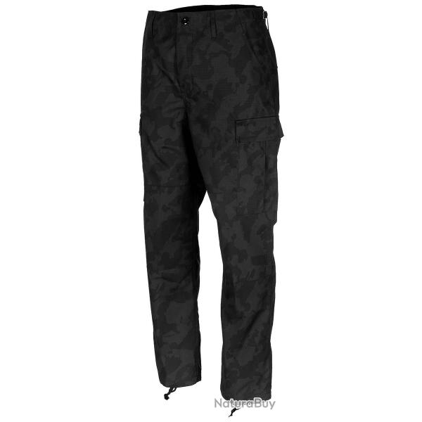 Pantalon BDU Ripstop MFH - Black-camo 2XL