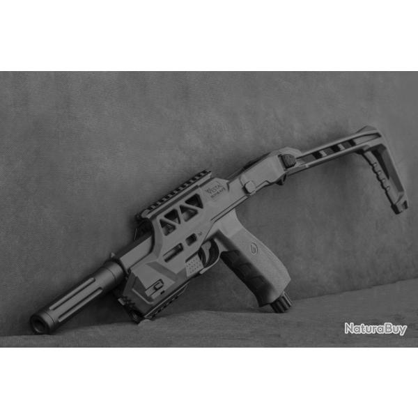PISTOLET SENTINEL C50 + EXTENSION DE CANON TACHYON-S + Crosse SPEAR