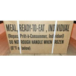 Carton ration americaine MRE INDIVIDUEL