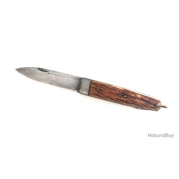 Couteau en bois de cerf ancien