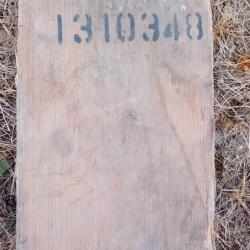 US WWII Rarissime Temporary Grave Marker US Temporary Cimetery