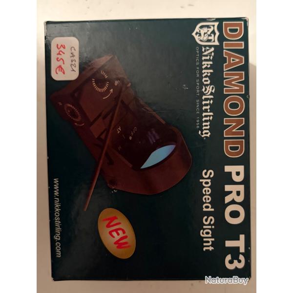 Point rouge Nikko Stirling Diamond Pro T3 � Montage Picatinny / Weaver (Avec bo�te et accessoires)