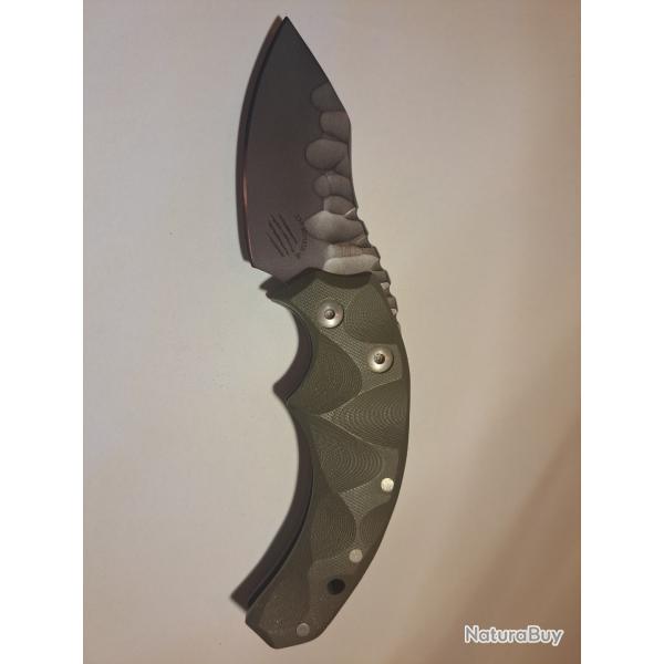 Couteau custom Dragotac pi�montais de Bastinelli cr�ation