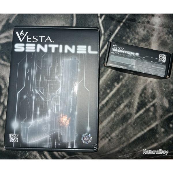 Pack pr�t � tirer- Pistolet de d�fense Vesta Sentinel cal. 50 19 joules + extensions type silencieux