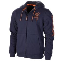 SWEAT CAPUCHE SNAPSHOT WARM BLEU - L - BROWNING