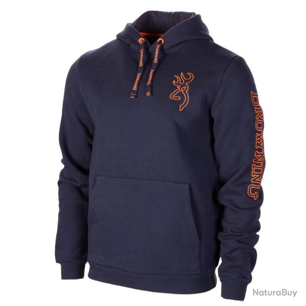 SWEAT CAPUCHE SNAPSHOT BLEU - 2XL - BROWNING