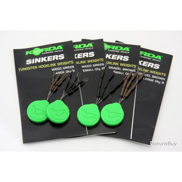 Sinker Tungsten Hookling Weight Large Korda Marron