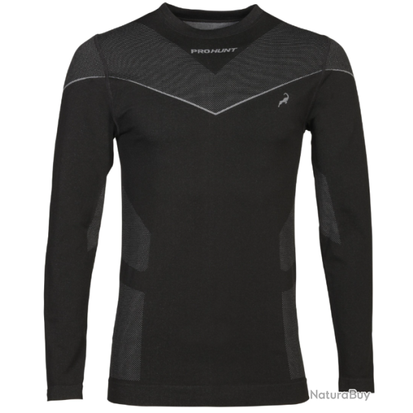 Tee-shirt thermique Thermo Pulse noir PRO HUNT-XXL