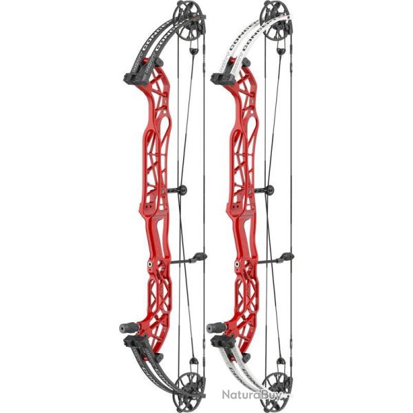 HOYT - CONCEPT XTS 40 30-40 # DROITIER (RH) RED FLARE Satin Noir CDM
