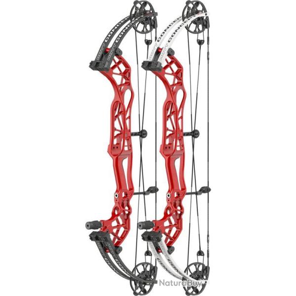HOYT - CONCEPT XTS 34 DROITIER (RH) 40-50 # RED FLARE Satin Noir TDM