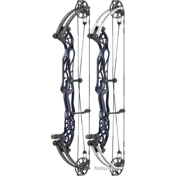 HOYT - CONCEPT XTS 37 DROITIER (RH) 45-55 # BLUE ON BLACK Satin Noir CDM