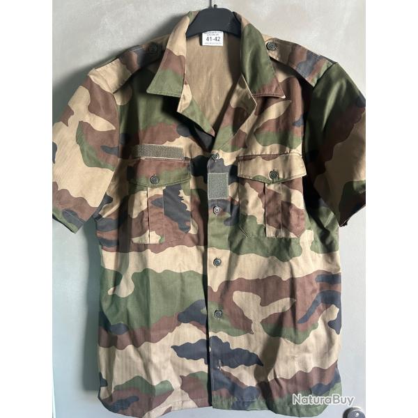 Chemise militaire F2 Arm�e Fran�aise Camo CE - Taille 41/42 (L) - Anti-moustiques