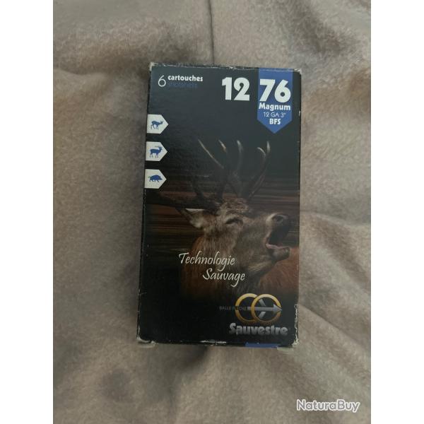 Cartouche sauvestre calibre 12/76