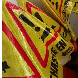 Panneau de chasse chasse ne cours envelope plastique.Neuf