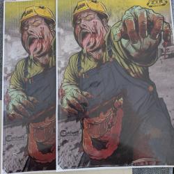 Lots de 2 cibles reactives CALDWELL Flake FF Zombie par 10
