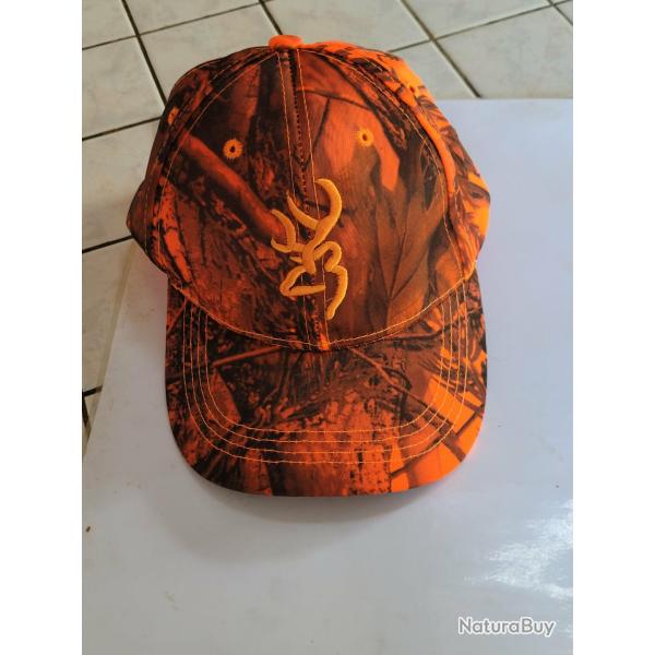 CASQUETTE CAMOUFLAGE CAMO ORANGE