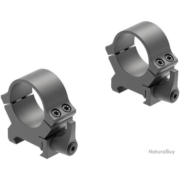 Colliers � levier pour lunette Leupold QRW2 - 25,4mm - Weaver - Moyen