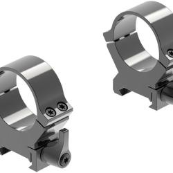 Colliers &agrave; levier pour lunette Leupold QRW2 - 30mm - Weaver - Haut - Brillant
