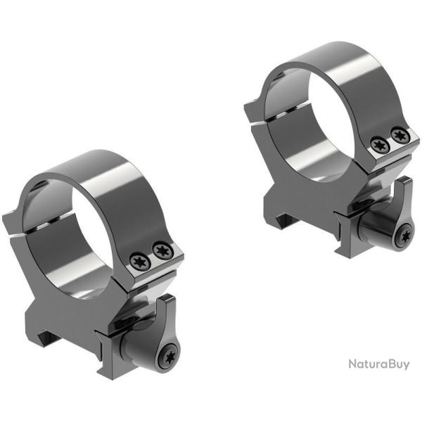 Colliers � levier pour lunette Leupold QRW2 - 30mm - Weaver - Haut - Brillant