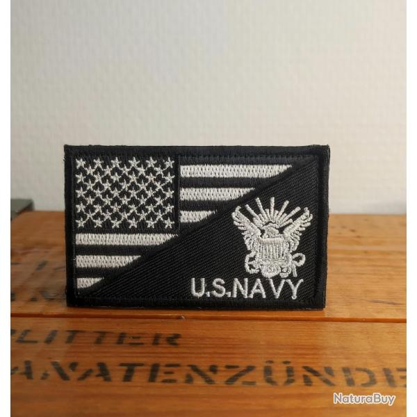 �cusson U.S. Navy & Drapeau US  Mod�le Sceau / Aigle Noir