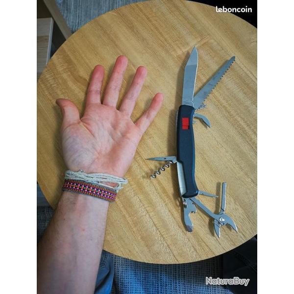 Couteau Suisse de collection Wenger Ranger Everest vintage 125 mm - Arm�e suisse - Tr�s bon �tat