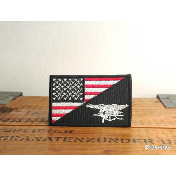 �cusson patch Navy SEALS Trident & Drapeau US