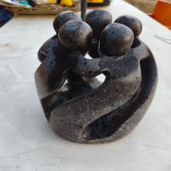 Sculpture en Pierre de Savon " Zimbabw&eacute; "