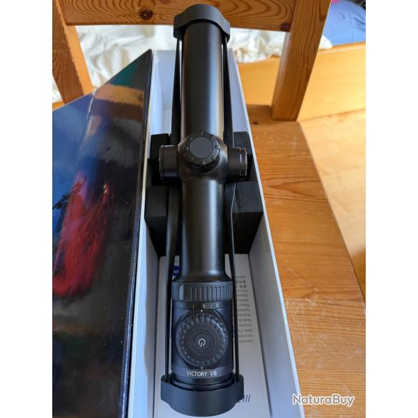 ZEISS Lunette Victory V8 1.1-8x30 T RET 60 ZM avec Montage EAW Browning BAR/MARAL