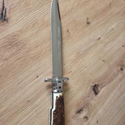 Couteau fox knife 648 corne de cerf jamais utilis&eacute;