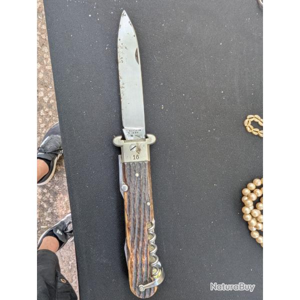Couteau bargeon chasse extracteur