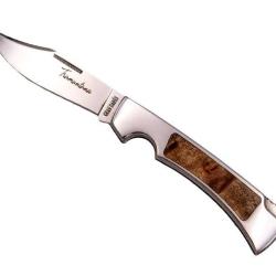Couteau Tramuntana gran danes inox bois de racine 9cm
